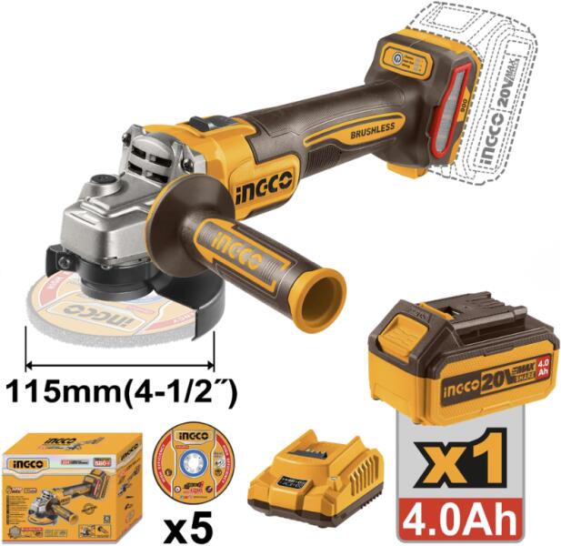 1557856774.ingco-cagli261521e FLEX UNGHIULAR 900W CU 1 ACUMULATOR CAGLI261521E - imagine 1