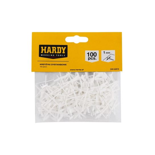 17951 DISTANTIERE GRESIE&FAIANTA 1MM 100BUC/SET HARDY 660010 - imagine 1