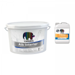Lavabila Caparol Alb Interior 15L + Grund acrilic Caparol Unigrund interior / exterior 4 L