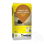 ADEZIV SET STONE WHITE WEBER 25KG/SAC