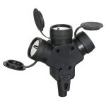CUPLA TRIPLA CAUCIUC NEGRU ELB 17028