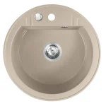 CHIUVETA ROTUNDA SIMPLA INCASTRAT NISIP DRGM151SA