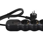 PRELUNGITOR 3G 1.5 NEGRU 3PRIZE INTRERUPATOR 5M GESERCO NE3115N05