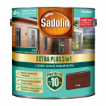 LAZURA LUCIOASA SADOLIN EXTRA PLUS 3 IN 1  BAZA APA TEAK 2.5 L