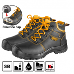 Bocanci protectie negri cu varf metalic nr.42 SSH04SB42