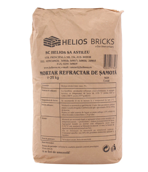 Untitled MORTAR REFRACTAR 28AS 25KG/SAC - imagine 1