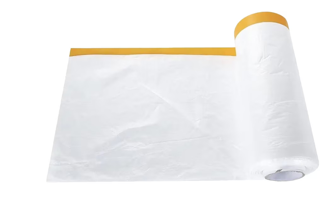 Untitled Folie Protectie Cu Banda Adeziva 200 cm x25m BEDAX - imagine 1