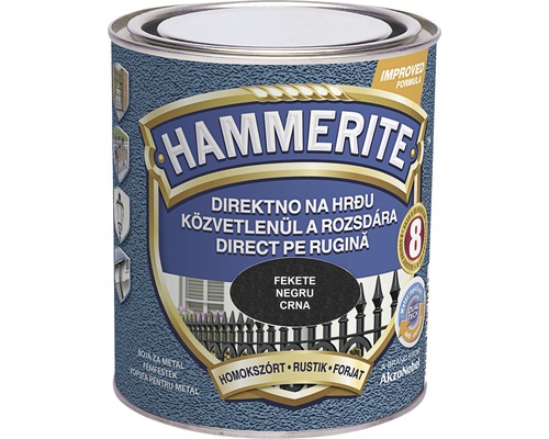 as.47039538 EMAIL HAMMERITE FIER FORJAT 0.75L NEGRU - imagine 1