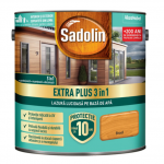 LAZURA LUCIOASA SADOLIN EXTRA PLUS 3 IN 1  BAZA APA BRAD 0.75 L