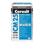 Adeziv Ceresit CM 25, interior / exterior, alb, 25 kg, super - flexibil pentru placari critice