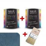 Pachet magic efect 1+1+pensula electric blue