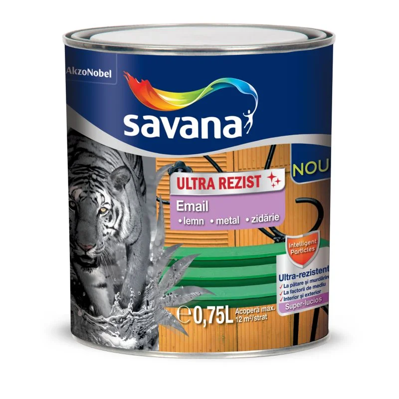 savana 0.75Lt EMAIL SAVANA MULTISUPORT ULTRAREZIST BAZA APA NEGRU 0.75L - imagine 1
