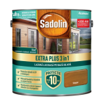 LAC SADOLIN EXTRA 3 IN 1 LAZURA LUCIOASA BAZA APA STEJAR RUSTIC 5 L